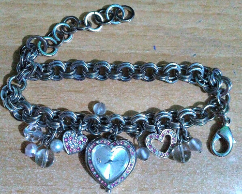 Bracciale orologio cuore - orologio, "