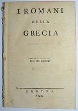 ROMA E GRECIA - ediz. 1798 -