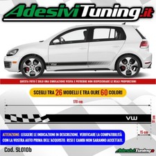 Kit 2 Adesivi Strisce Laterali