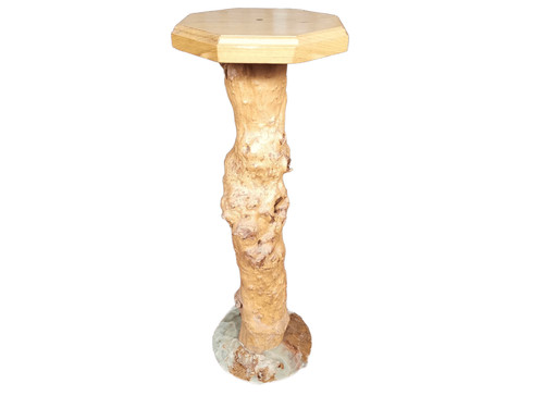 Piantana legno base onice - piantana,
