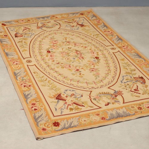 Tappeto aubusson antico - antico, cotone