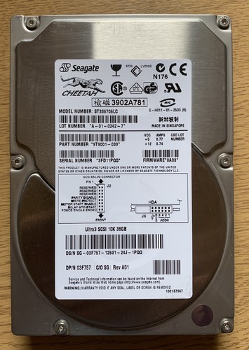 Seagate st336706lc hdd - st336706lc, gb