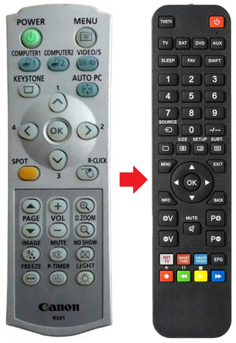 Telecomando adatto per canon - per,