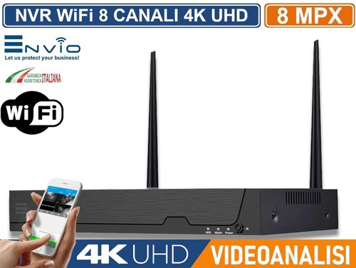 Nvr wifi canali 8mp - canali, ultra
