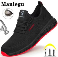 scarpe antinfortunistiche Da Lavoro Di Sicurezza Comode Resistenti Antiscivolo 