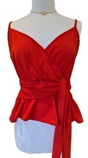 Cintura QED London Red Peplum