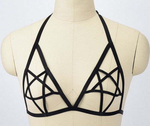 Reggiseno burlesco cinghie - reggiseno,