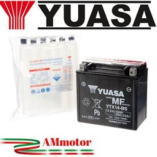 Yuasa YTX14-BS Batteria Triumph Speed Triple 955 2002 Moto Ricambi Avviamento