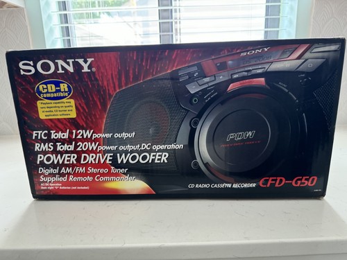 Sony cfd g50 boombox radio - sony,