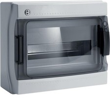 Centralino IP65 12 moduli portella fumè linea Pablo GRIGIO Bocchiotti B06523