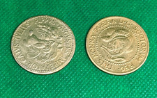 N°2 MONETE MONETA GADGET PIPPO NONNA PAPERA DISNEY VINTAGE