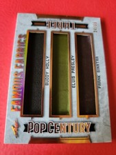 Elvis Presley BUDDY HOLLY Frank Sinatra INDOSSATO RELIQUIA SWATCH WARDROBE CARD #d34/65