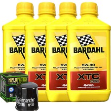 Kit Tagliando Olio Bardahl XTC 5W40 Per Honda GL1500 F6C Valkyrie SC34 19972003