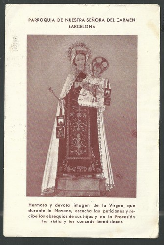 Santino antico madonna - santino,