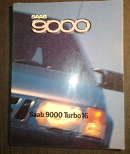 Brochure Informativa/Catalogo SAAB 9000 Turbo 16