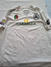 RARA! X VERI COLLEZ. maglia spezia calcio con scudetto dei vigili del fuoco 1944