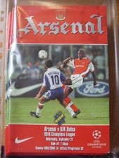 22/09/1999 Arsenal v AIK Solna