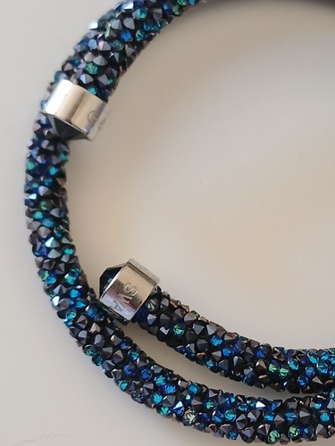 Bracciale ritorto swarsovski - bracciale,