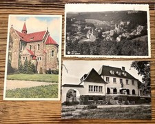 3 CPA LUXEMBOURG Hosingen Hôtel Restaurant HIPPERT + ABBAYE ST-MAURICE +CLERVAUX