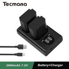 2x Batteria 2600mAh NP-FZ100 +