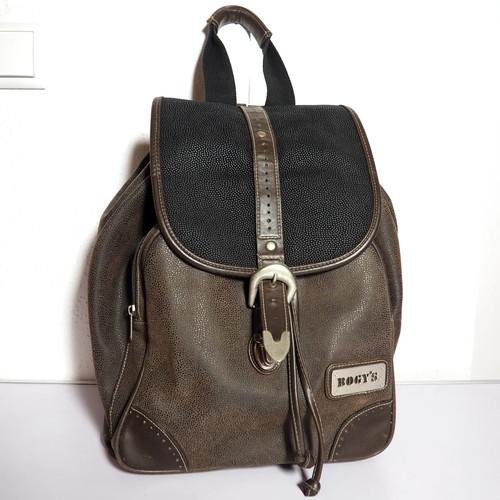 Zaino bogy pelle marrone - in,