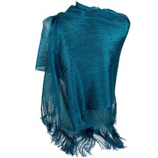 Stola donna blu oltremare