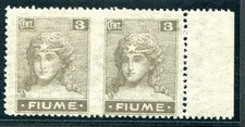 Fiume - Allegoria 3 c. grigio