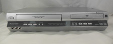 Panasonic PV-D4745 VHS VCR DVD Combo Recorder Lettore Nero 4 Testine Testato Funzionante
