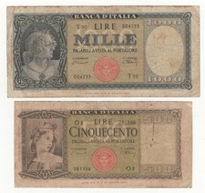 LOTTO X2  500 LIRE ITALIA