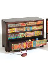 Cassettiera portagioie legno