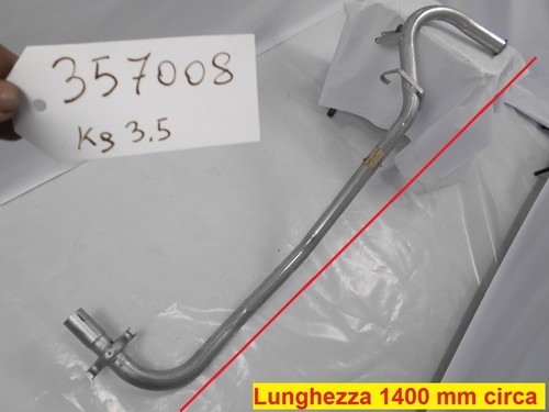 Tubo scarico laterale - laterale, per