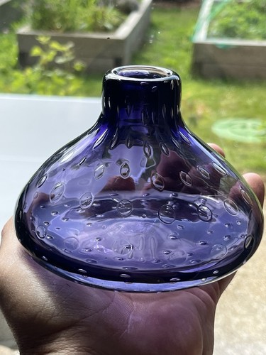 Ancien vase figue verre - ⭐️,