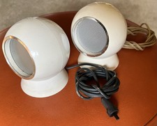 Scatole a sfera Isonetta bianche anni 70 