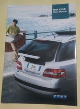 FIAT Stilo Multiwagon Prospekt Brochure Depliant Anno 2003 In Italiano