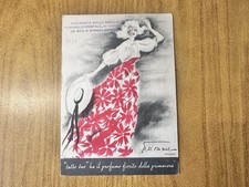 CARTOLINA PUBBLICITARIA PROFUMI FI. VI. EMME. MILANO “TUTTO TUO” VIAGGIATA DB