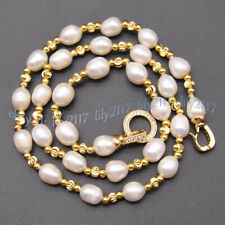 Collane di perle barocche riso