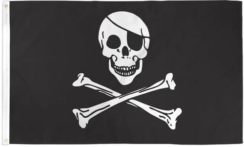 Pirate regular 4x6ft poly - pirate,