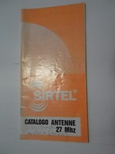 catalogo antenne sirtel 27 mhz anno 1987