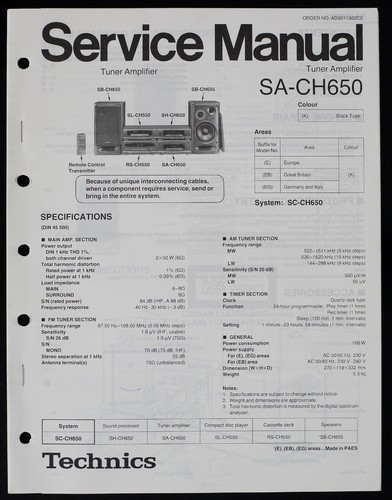 Originale technics ch650 - originale,