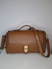 Borsa Donna a Mano In Vera Pelle Con Tracolla Regolabile Made In Italy 