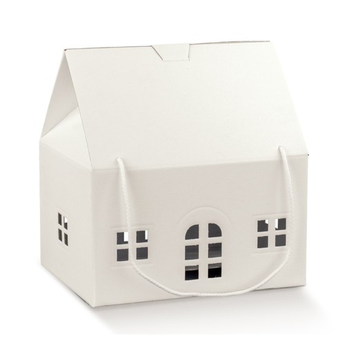 Fibra bianco casa - casa, con