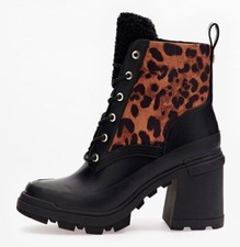 STIVALETTO STIVALE CON TACCO GUESS DONNA ANIMALIER TAGLIA 36