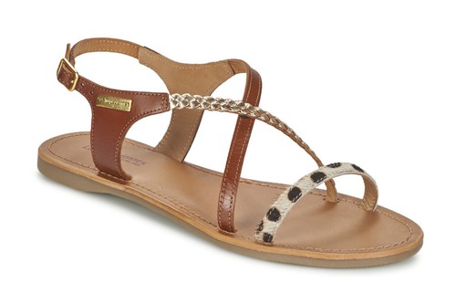 Sandalo basso pelle scarpa les - sandalo,