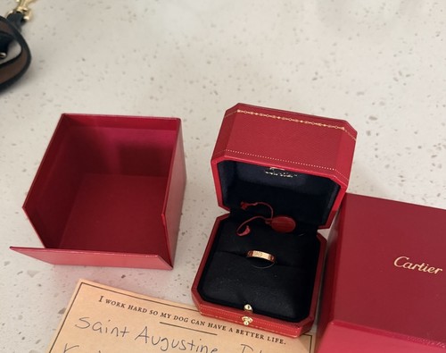 Anello cartier love sottile - anello,
