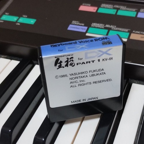 Cartuccia dati yamaha dx7 - cartuccia,