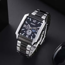 Elegante Orologio Uomo Acciaio