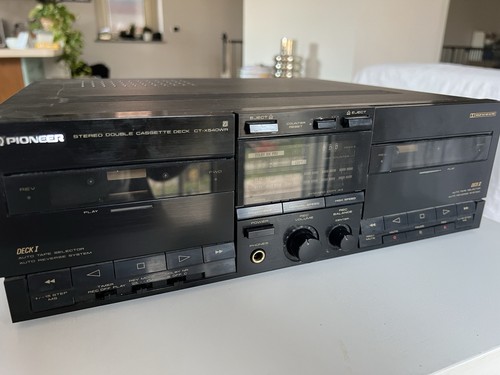 Pioneer double cassette deck - double,