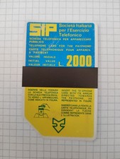Scheda Telefonica SIP da 2000 lire