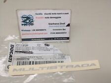43711101BA Originale Ducati decalcomania adesivo MULTISTRADA fianchetto silver
