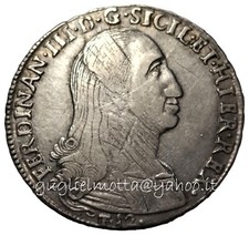 PALERMO REGNO DI SICILIA 12 TARI 1799 MONETA ARGENTO